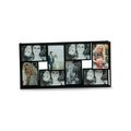 Bey Berk International Bey-Berk International WF229-14 4 x 6 in. Metal Photo Collage Frame with 8 Photos - Black WF229-14